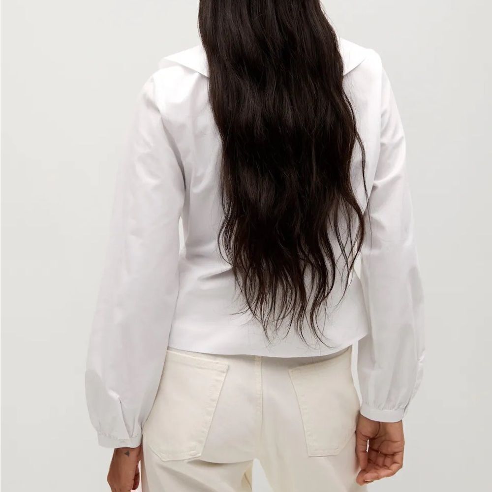Mango Wrap Blouse New - Picture 5 of 6